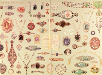 Schmuck aus dem Tiffany-Katalog, 1890
